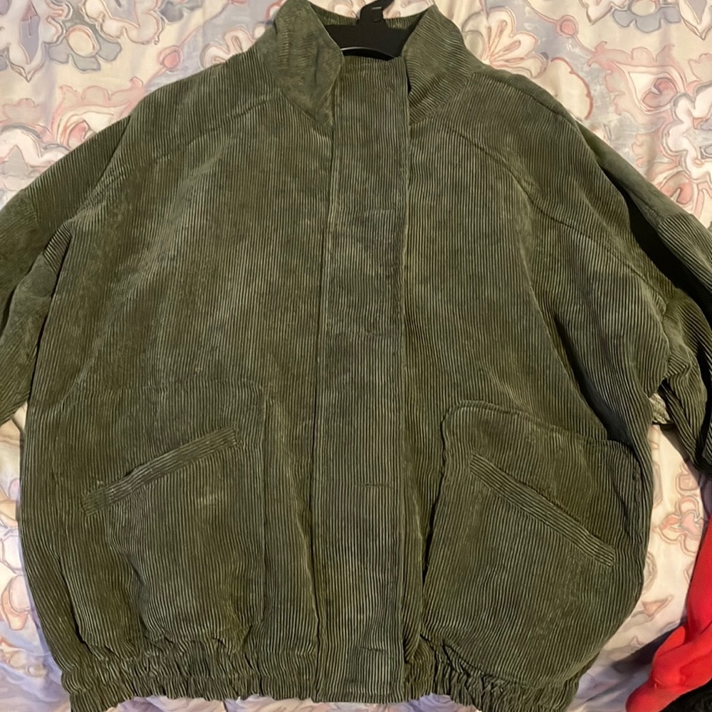 Hunter green corduroy jacket size small